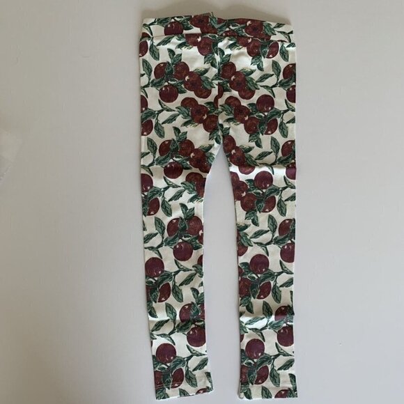 Kate Quinn Organics Apple Branches Girl Skinny Leggings 6 years - Picture 2 of 3